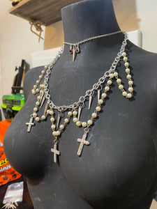 Cross and Daggers Necklace