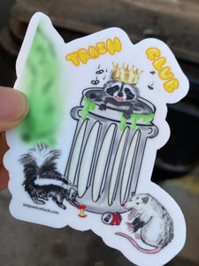 Trash Club Vinyl Sticker