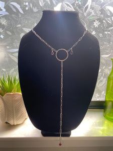 Long collar necklace