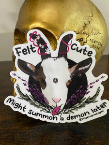 Witchy Goat Sticker