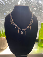 Load image into Gallery viewer, Stars and spikes necklace
