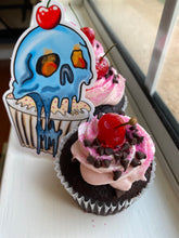 Load image into Gallery viewer, Skull Cupcake Sticker