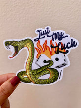 Load image into Gallery viewer, Just My Luck Vinyl Sticker