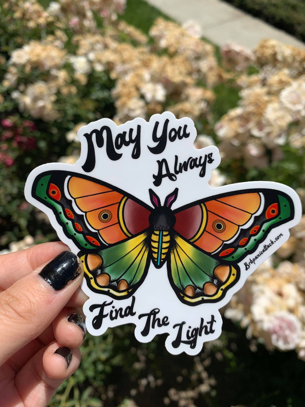 May You Find the Light Vinyl Sticker