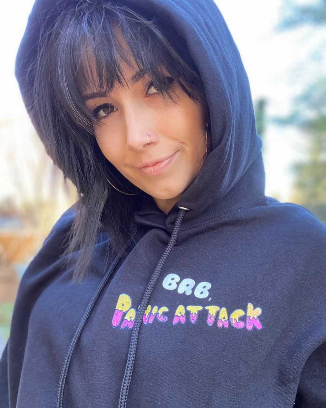 (in store only) Brb, Panic Attack Hoodie