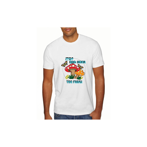 Stop and Smell the Fungi Unisex T-Shirts (NOT CROPPED)